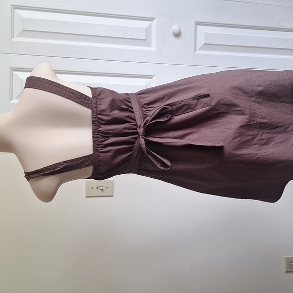Charlotte Russe Cotton Chocolate Brown Dress Size Small - Picture 7 of 9